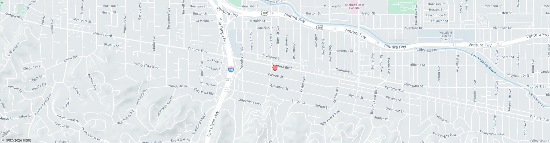 Location Map: 14936 Ventura Blvd Sherman Oaks, CA 91403